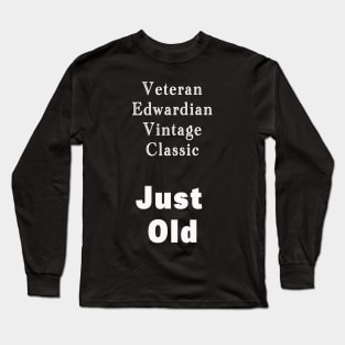 Vintage Classic Old Long Sleeve T-Shirt